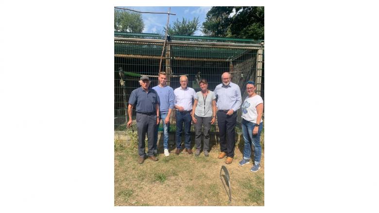 Besuch der Bergischen Greifvogelstation mit Hans-Jürgen Thies MdB